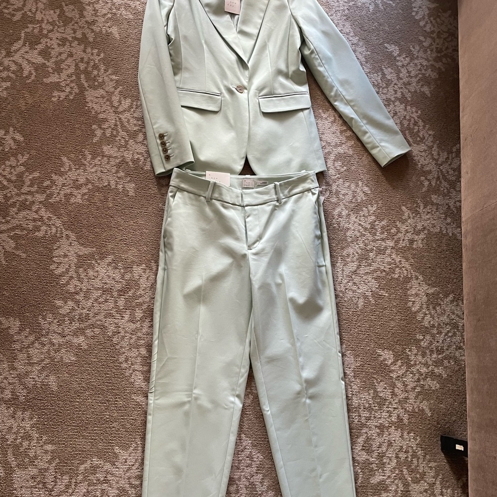 a new day Light Green Pantsuit